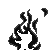 pixel gif of black fire
